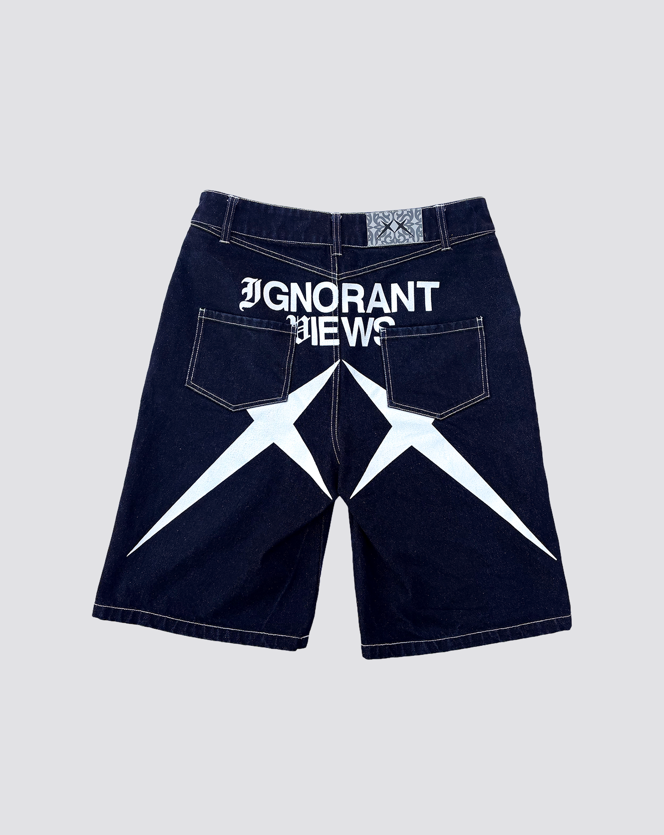 LOGO SHORT JEANS