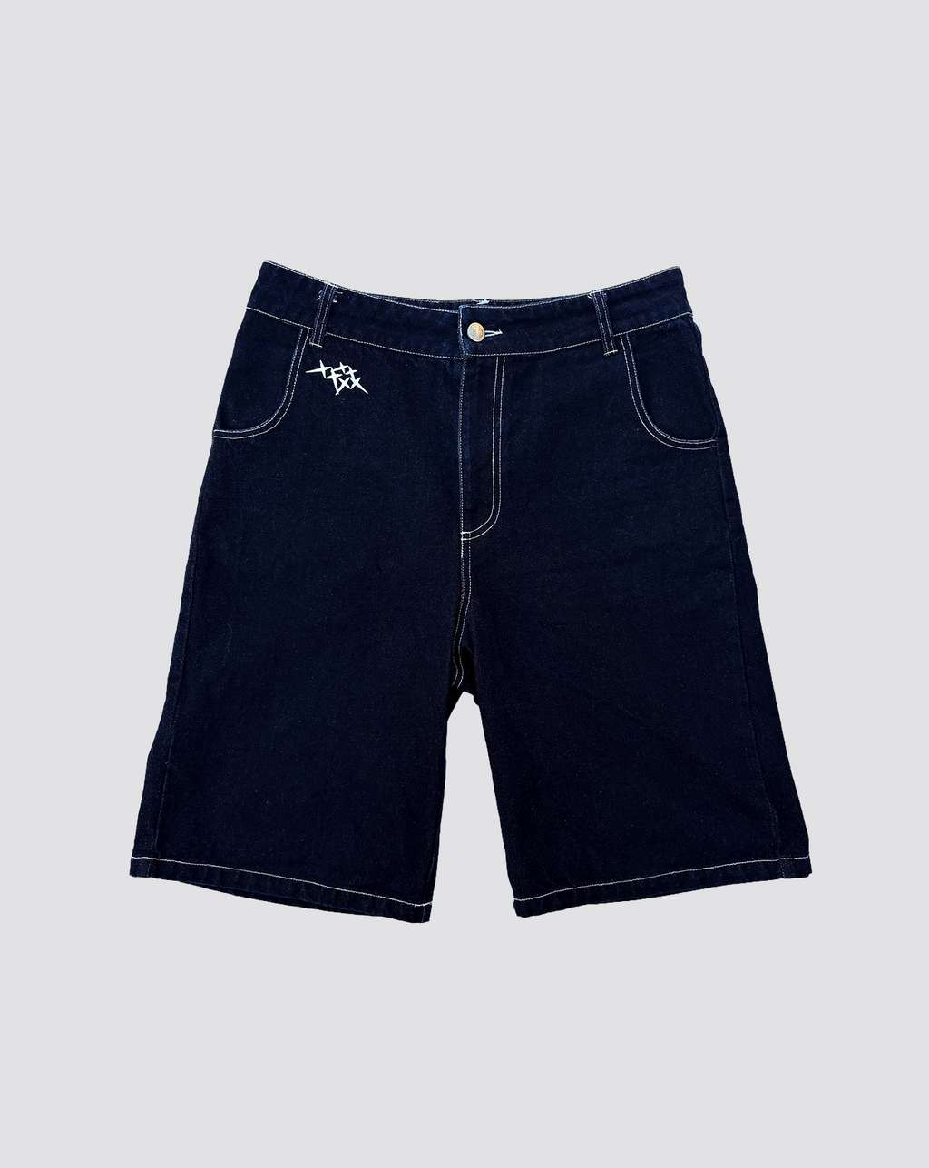 LOGO SHORT JEANS