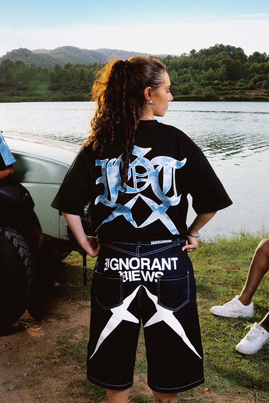 LOGO SHORT JEANS