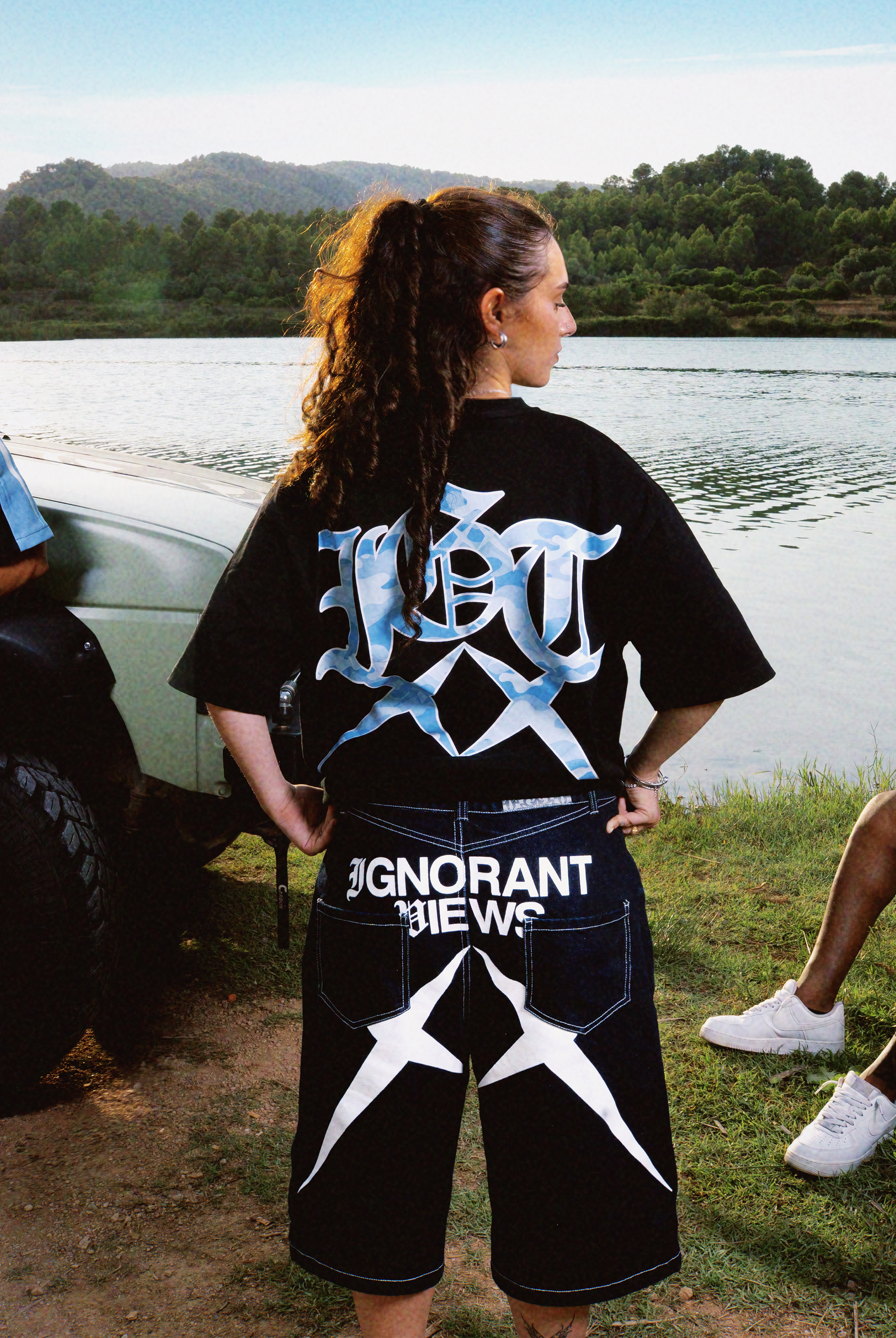 LOGO SHORT JEANS