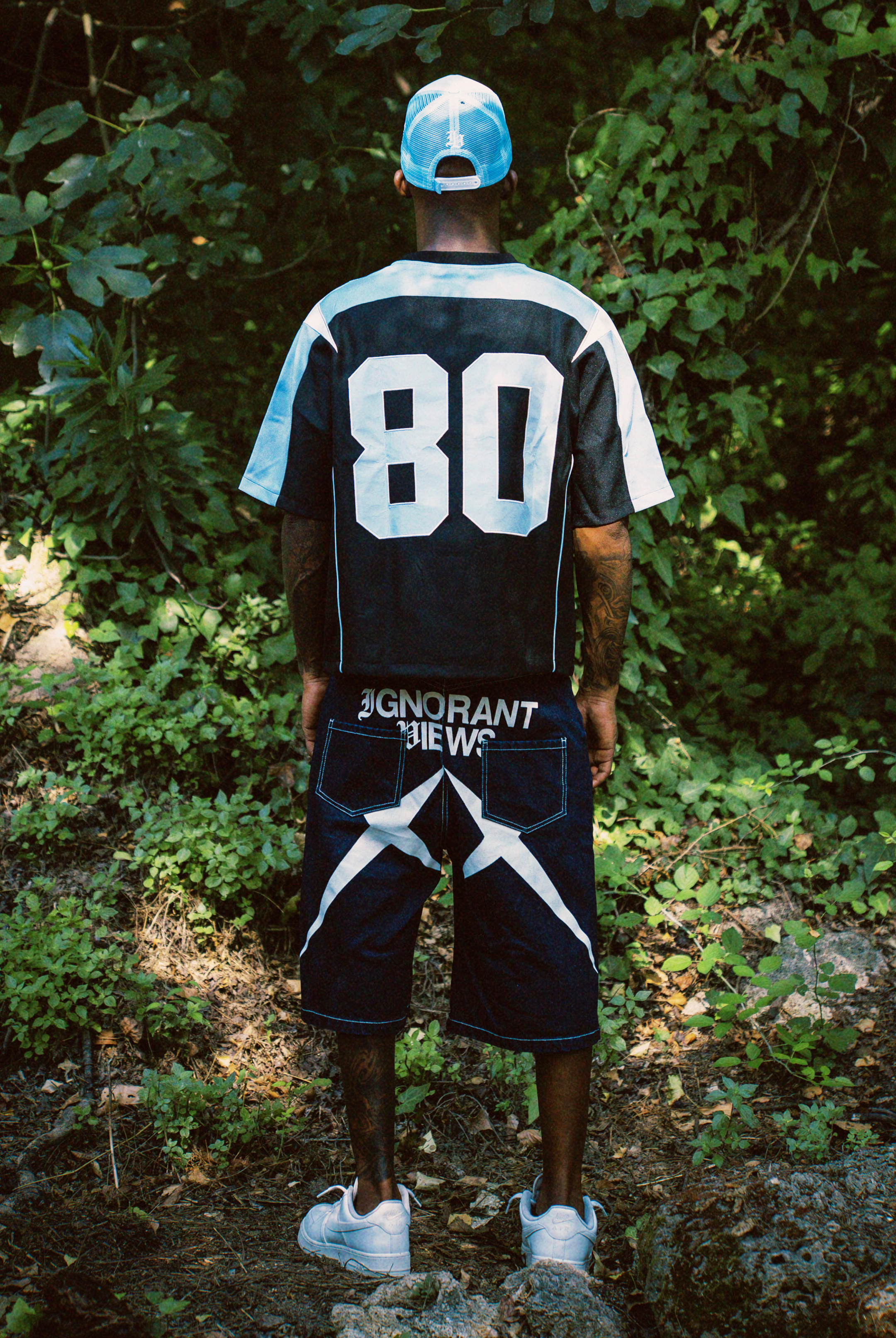 LOGO SHORT JEANS