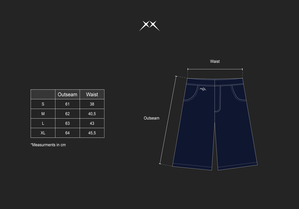 LOGO SHORT JEANS